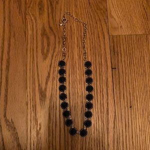 J Crew Navy Venus Fly Trap Necklace